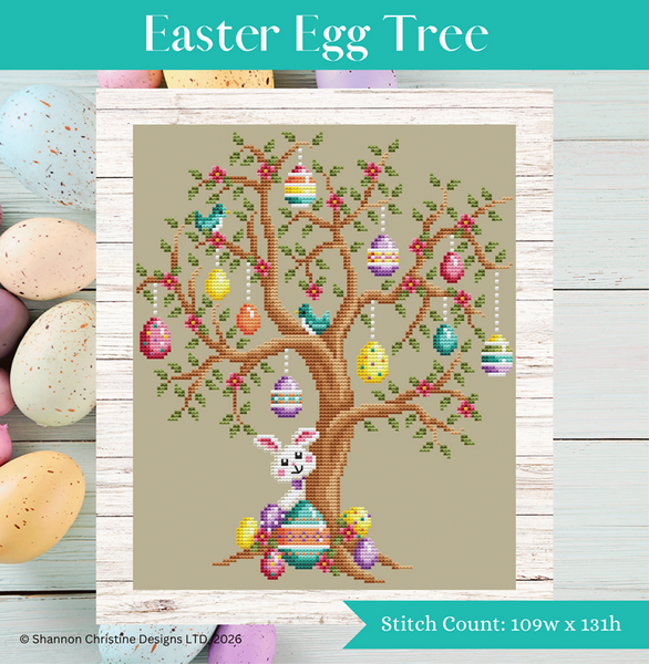 Shannon Christine - Easter Egg Tree – European Crosstitch Co