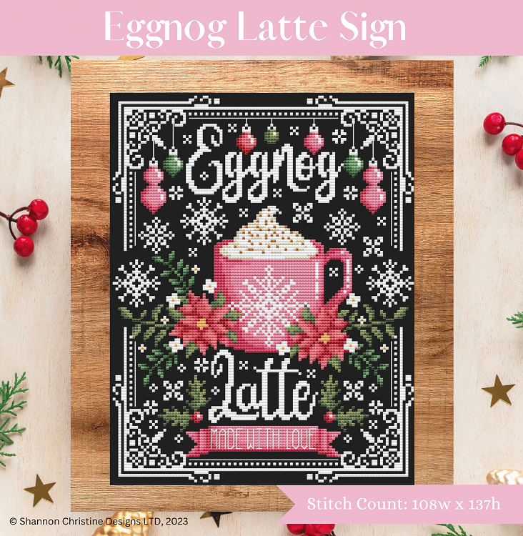 Shannon Christine - Eggnog Latte Sign