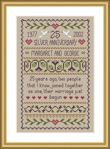 Silver Anniversary Sampler