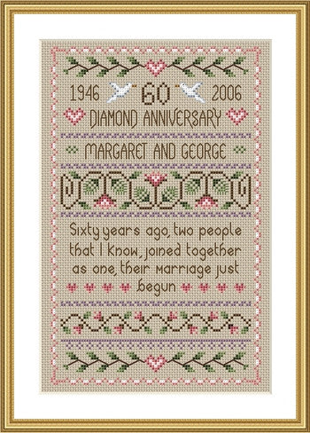 Diamond Anniversary Sampler