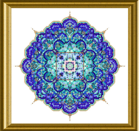 Blue Moroccan Lace