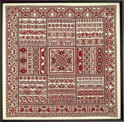 Rhapsody in Red Ribbon Sampler