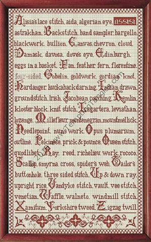 Needleworker's Abecedarius