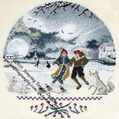 Wintery Moon in the Round